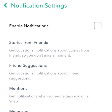 Change Snapchat Settings image 4