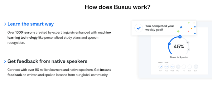 Busuu (Website) image 2
