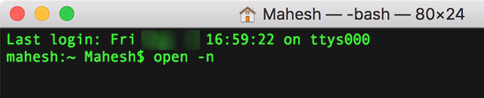 Use Terminal To Run Multiple
Copies Of The Same App (Mac) image