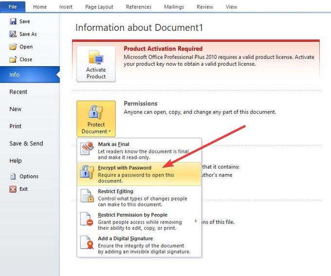 How To Password Protect Word   PDF Documents - 93