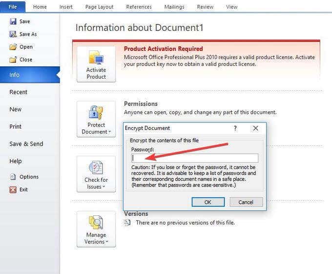 Password-Protect a Word Document image 6