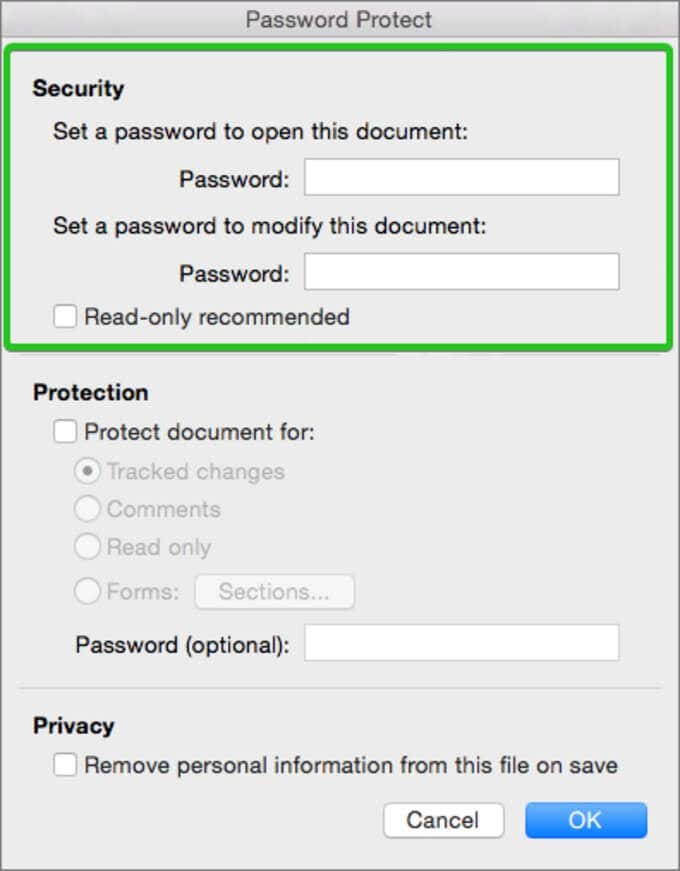 How To Password Protect Word   PDF Documents - 72