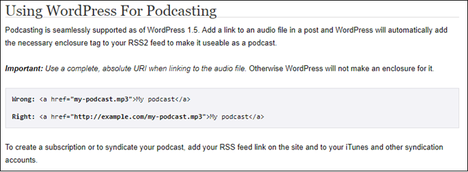 using-wordpress-for-podcasting - Online Tech Tips The Essential Tools To Help You Create a Podcast image 11