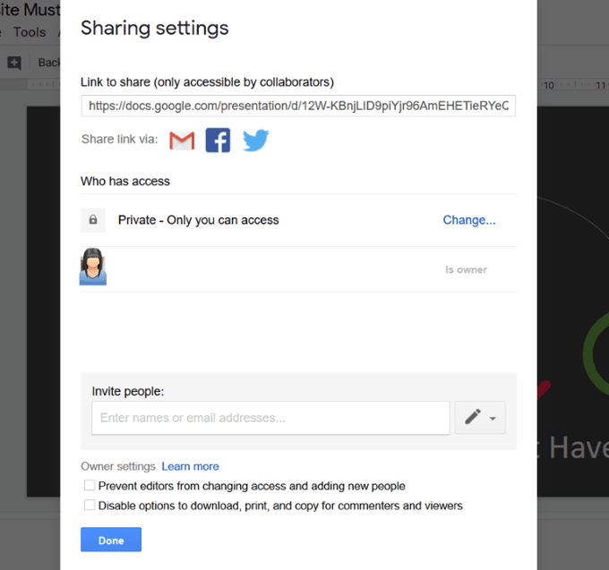 Share Your Google Slides Presentation With Others image 3
