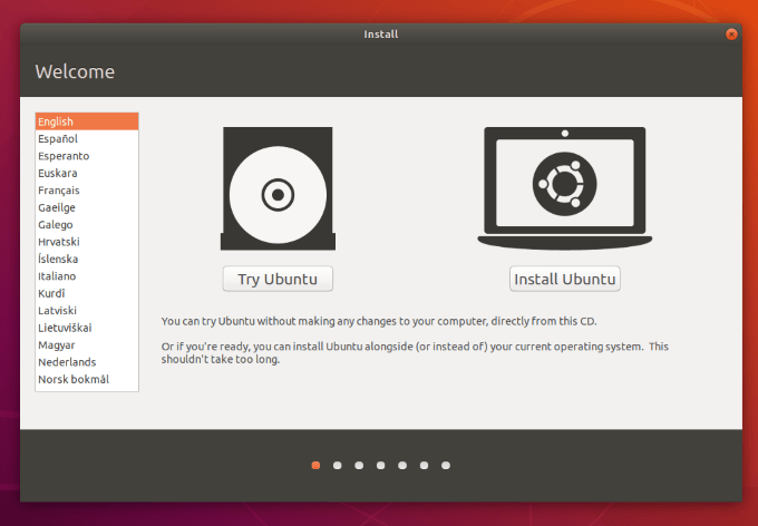 Ubuntu-welcome - Online Tech Tips Create a Password Reset Disk image