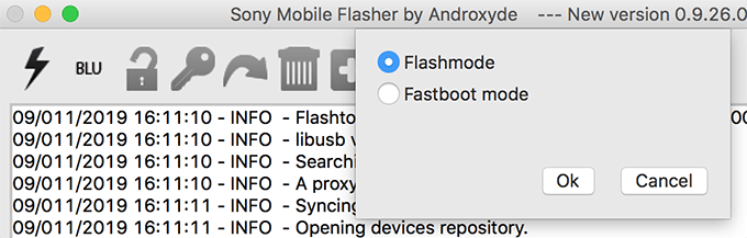 Downgrade Sony Android Phones Using Flashtool image