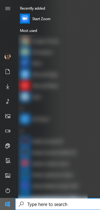 list-of-icons - Online Tech Tips Show/Hide Folders in Start Menu image 4