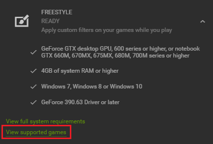 NVIDIA Freestyle Step By Step
Guide image 2