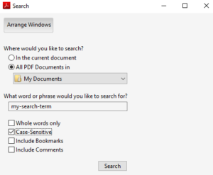 How to Search for Text Inside Multiple PDF Files at Once
