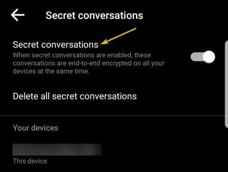 How to Delete Secret Conversations image 2