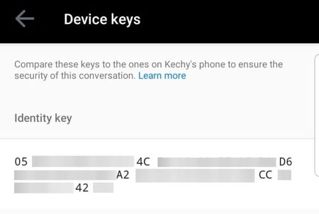 Verifying Secret Conversations on Facebook Messenger image 3