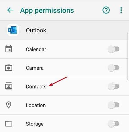 outlook app sync settings