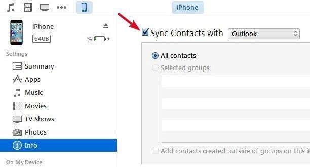 How To Sync Outlook Contacts image 13