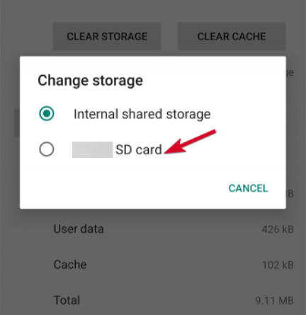 Fore type Terrible exception How to Transfer Files from Android Storage to an Internal SD Card