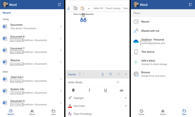 How to access Microsoft Word for free and what are other Word