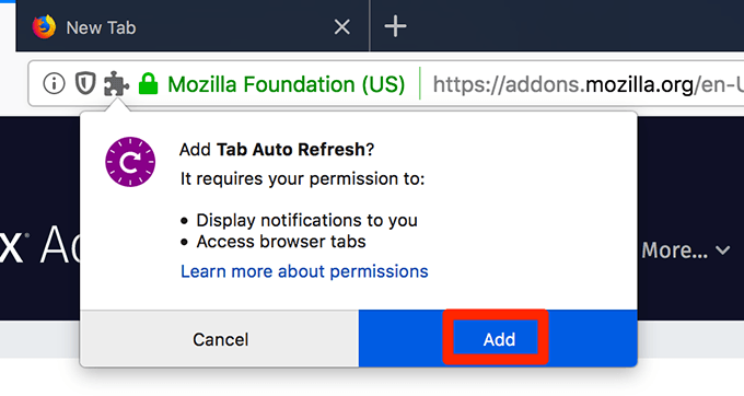 Automatically Refresh Web Pages In Firefox image 2