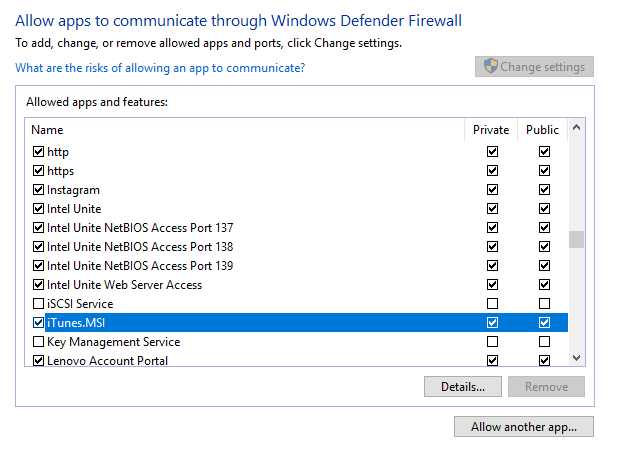 allow-itunes-firewall - Online Tech Tips How To Fix Connection Related Issues image 3 - allow-itunes-firewall