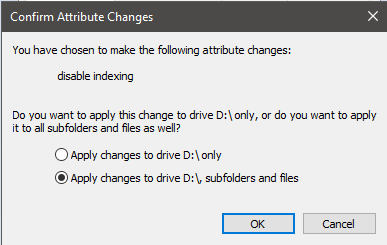 Turn Off Windows Search Indexing For Specific Drives image 4