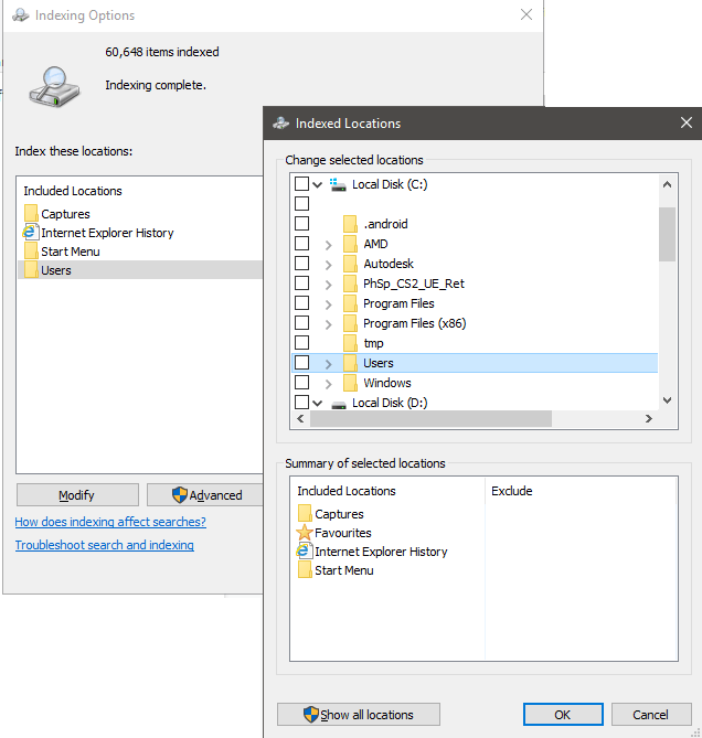 Does Windows indexing slow down PC?