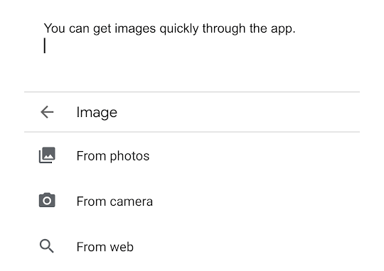Get Images Without Leaving The App image