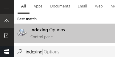 Turn Off Windows Search Indexing Selectively image