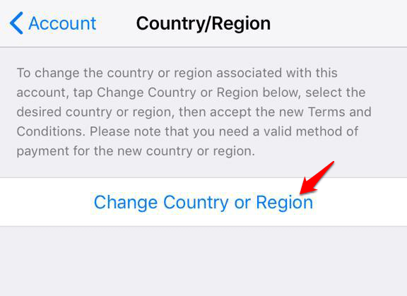 Set Up An iTunes Account For Another Country image 5