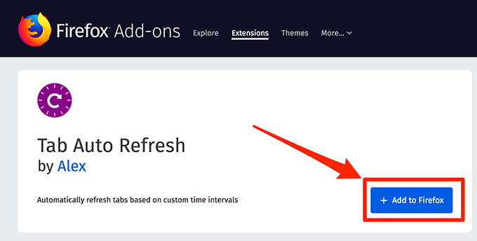 Automatically Refresh Web Pages In Firefox image