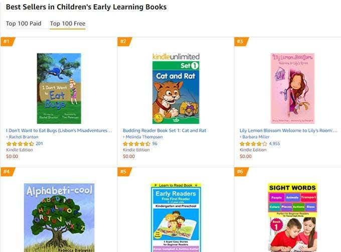 Amazon’s Free Kids eBooks image