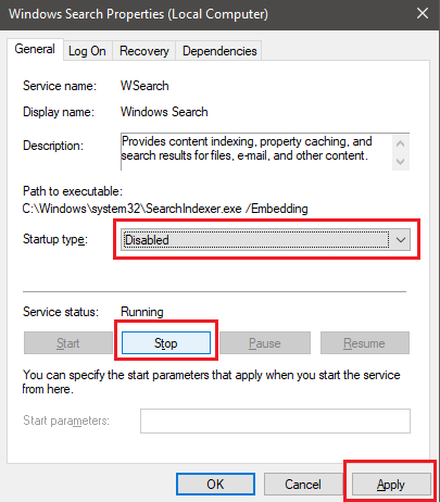 Turn Off Indexing in Windows for Better Performance