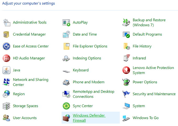 windows-firewall - Online Tech Tips How To Fix Connection Related Issues image - windows-firewall