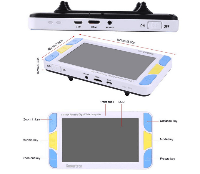 Handheld Portable Video Digital Magnifier image