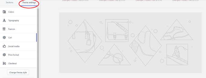 Theme-settings - Online Tech Tips Selecting a Store Theme image 6 - Theme-settings