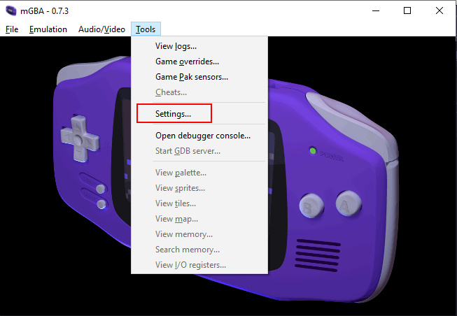 Setting Up mGBA Controllers image