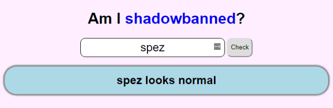 Reddit Shadowban Test Tool image