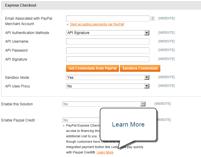 How To Add a PayPal Credit Button To Your Magento Store image