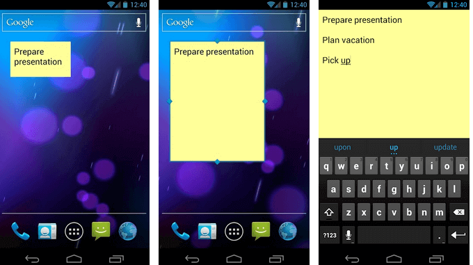 Simple Sticky Note Widget image