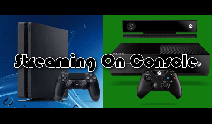 Streaming On Console image