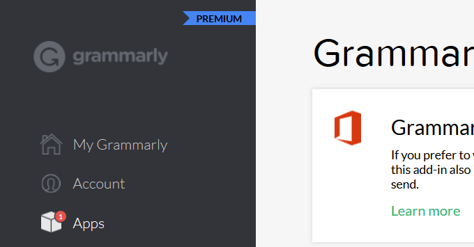 How To Use The Microsoft Grammarly App Add-In image 2