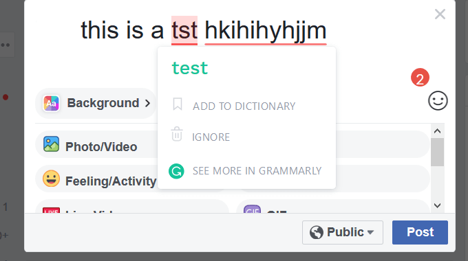 facebook - Online Tech Tips Use The Grammarly App To Check Facebook Posts image 2