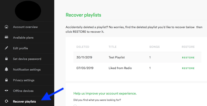 Recover Playlists You Accidentally Deleted image
