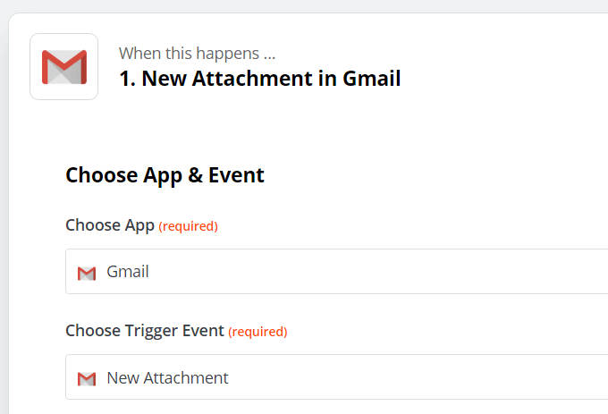 Automatically Saving Email Attachments With Zapier image
