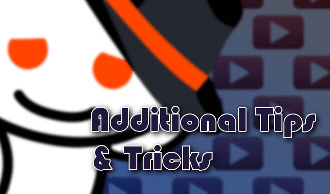 Additional Tips &amp; Tricks image