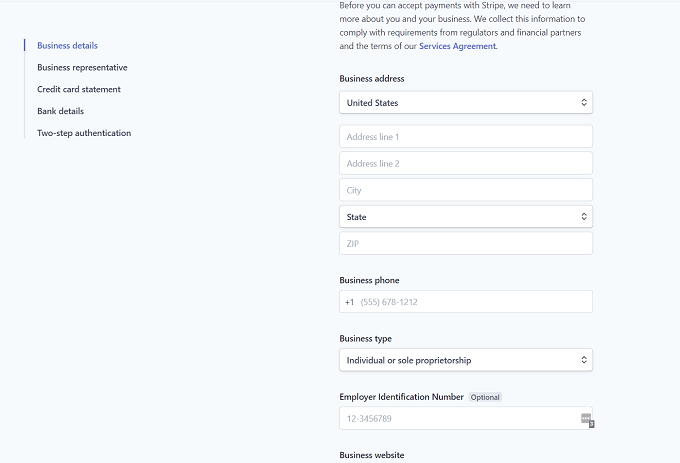Business-Details - Online Tech Tips So How Do You Set Up Stripe? image 6