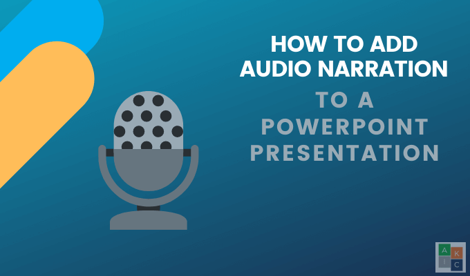 create a powerpoint presentation with narration