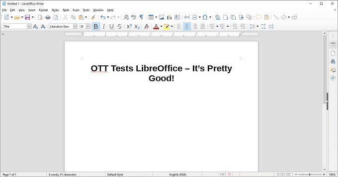 LibreOffice (macOS, Windows &amp; Linux) image