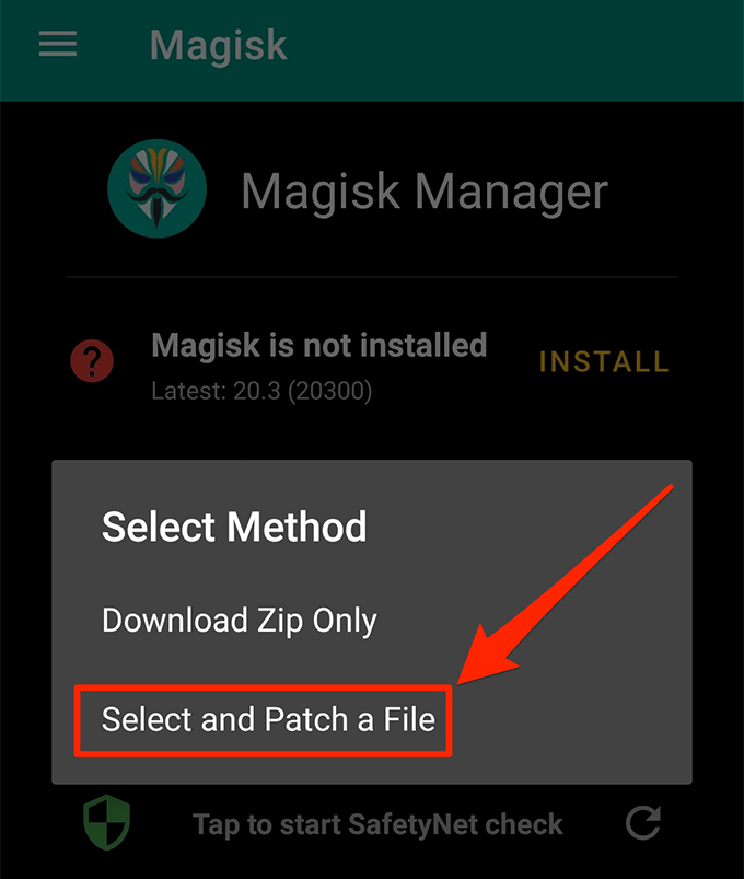 patch-file-magisk-1 - Online Tech Tips Root a Pixel 2 & 2XL & Install TWRP Recovery On It image 8 - patch-file-magisk-1