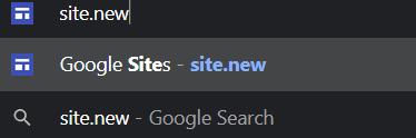 quick-create-google-sites - Online Tech Tips Quickly Create New Content With Quick Links image