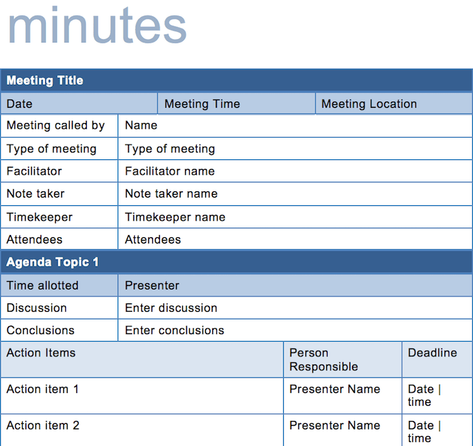 15 Best Meeting Minutes Templates to Save Time - 17