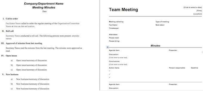 15 Best Meeting Minutes Templates to Save Time image 6