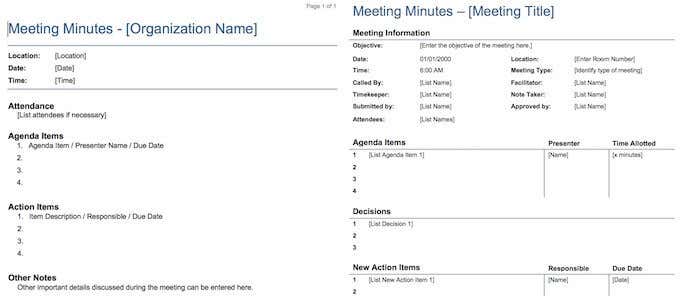 15 Best Meeting Minutes Templates to Save Time image 7
